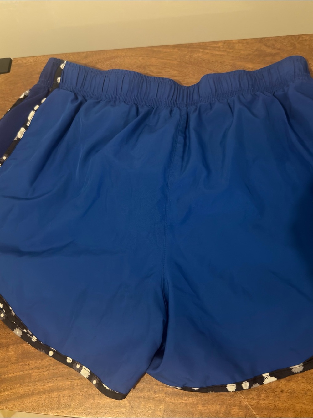 Nike Women’s Elastic Waist Blue Athletic Shorts